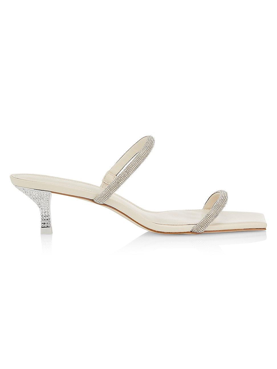 Cult Gaia Nami Crystal Kitten Heel Slide Sandal Product Image