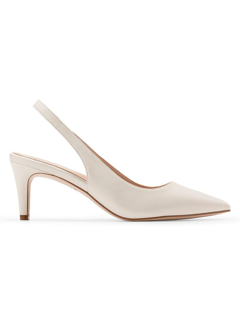 Cole Haan Vandam Leather Slingback Pumps Product Image