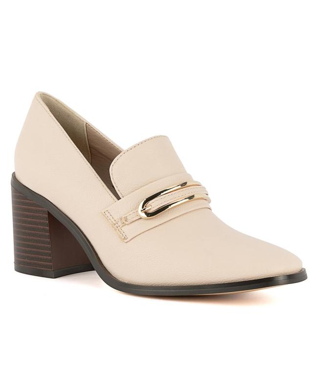 Jones New York Womens Gallie Block Heeled Loafers Product Image