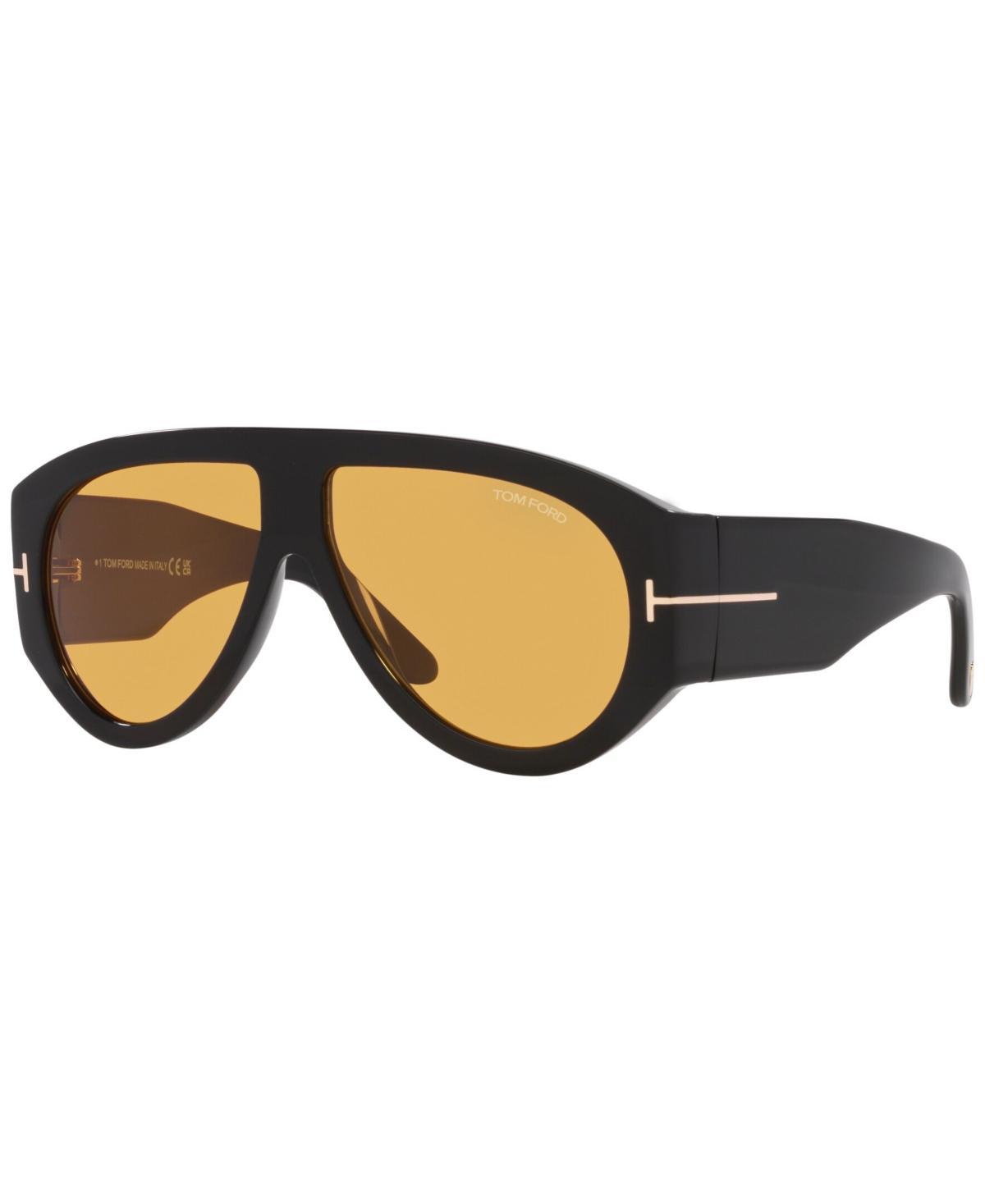 Bronson Havana Acetate Aviator Sunglasses Product Image