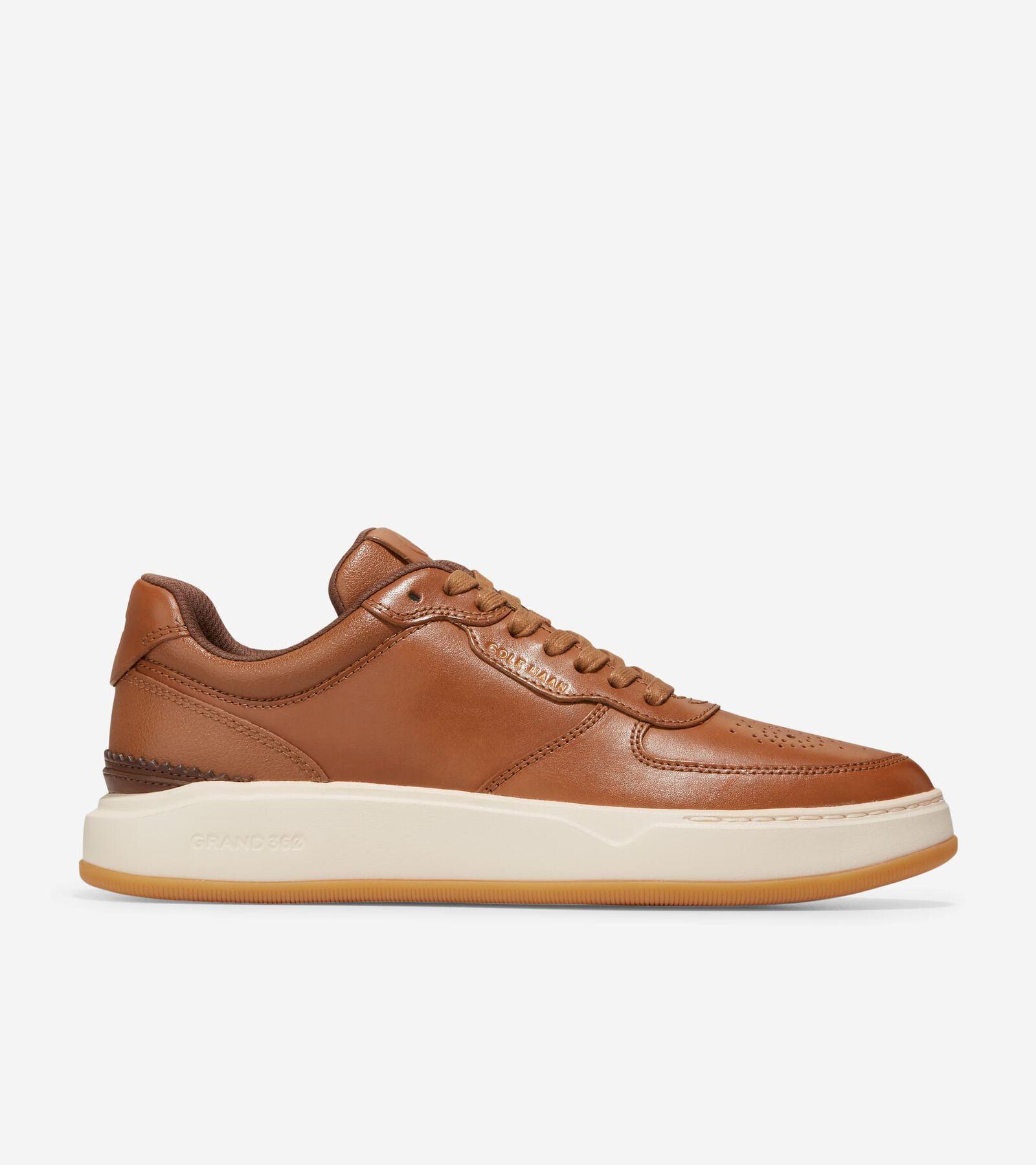 Cole Haan Mens GrandPr Crossover Leather Sneakers Product Image