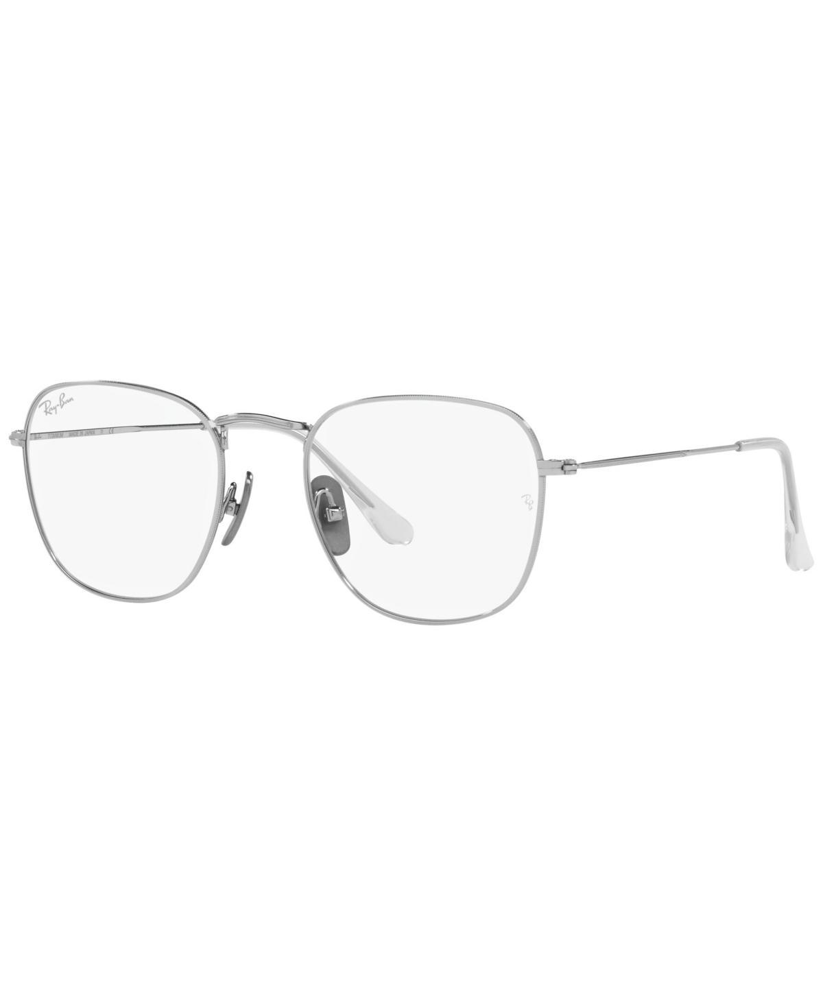 Ray-Ban RX8157V Frank Titanium Optics Mens Square Eyeglasses - Gunmetal Product Image