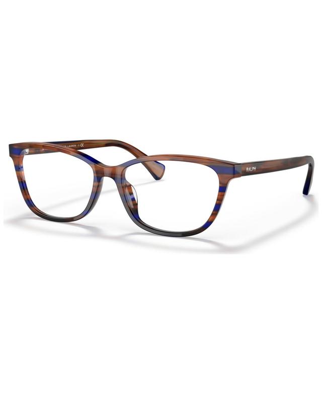 Ralph by Ralph Lauren Womens Eyeglasses, RA7133U - Striped Brown Blue Product Image