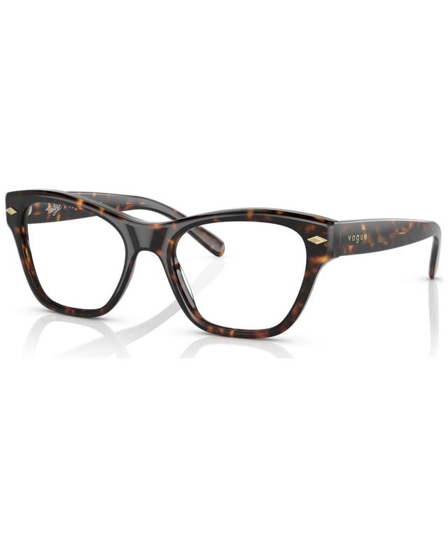 Vogue Eyewear Womens Cat Eye Eyeglasses, VO544650-o - Havana Product Image