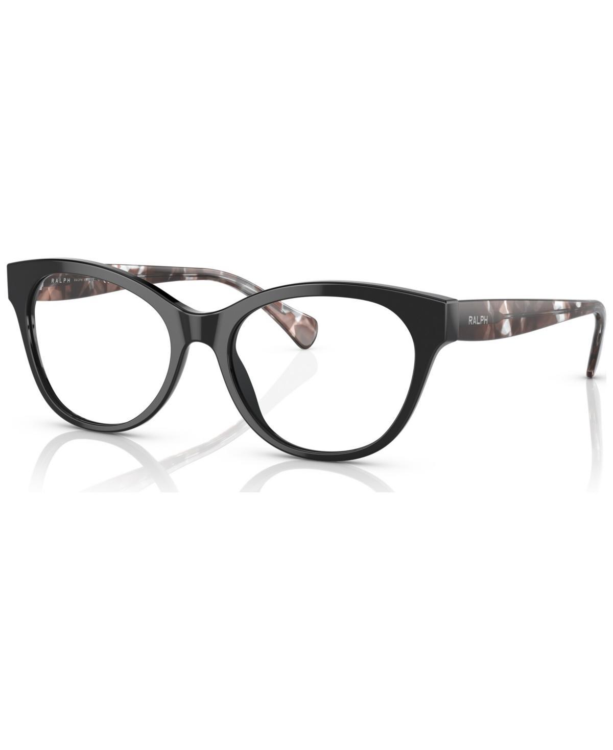 Ralph By Ralph Lauren Womens Cat Eye Eyeglasses, RA714152-o - Shiny Black Product Image