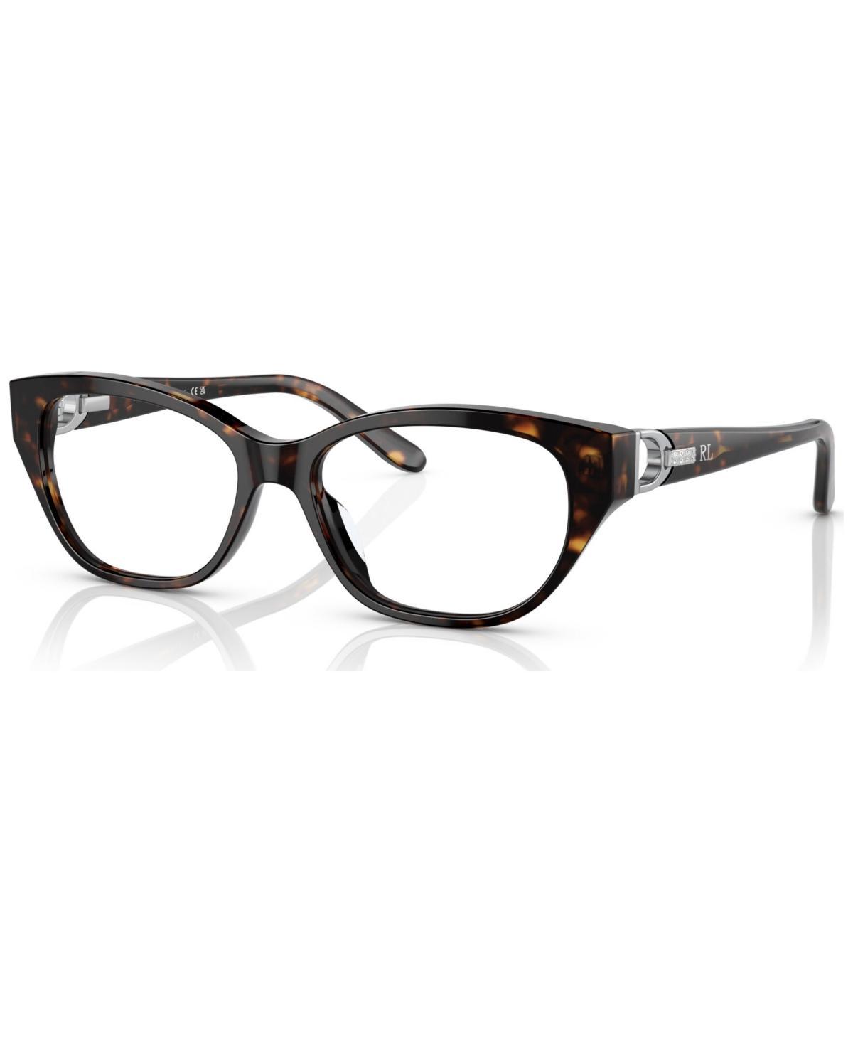 Ralph Lauren Womens Eyeglasses, RL6227U 54 - Shiny Dark Havana Product Image