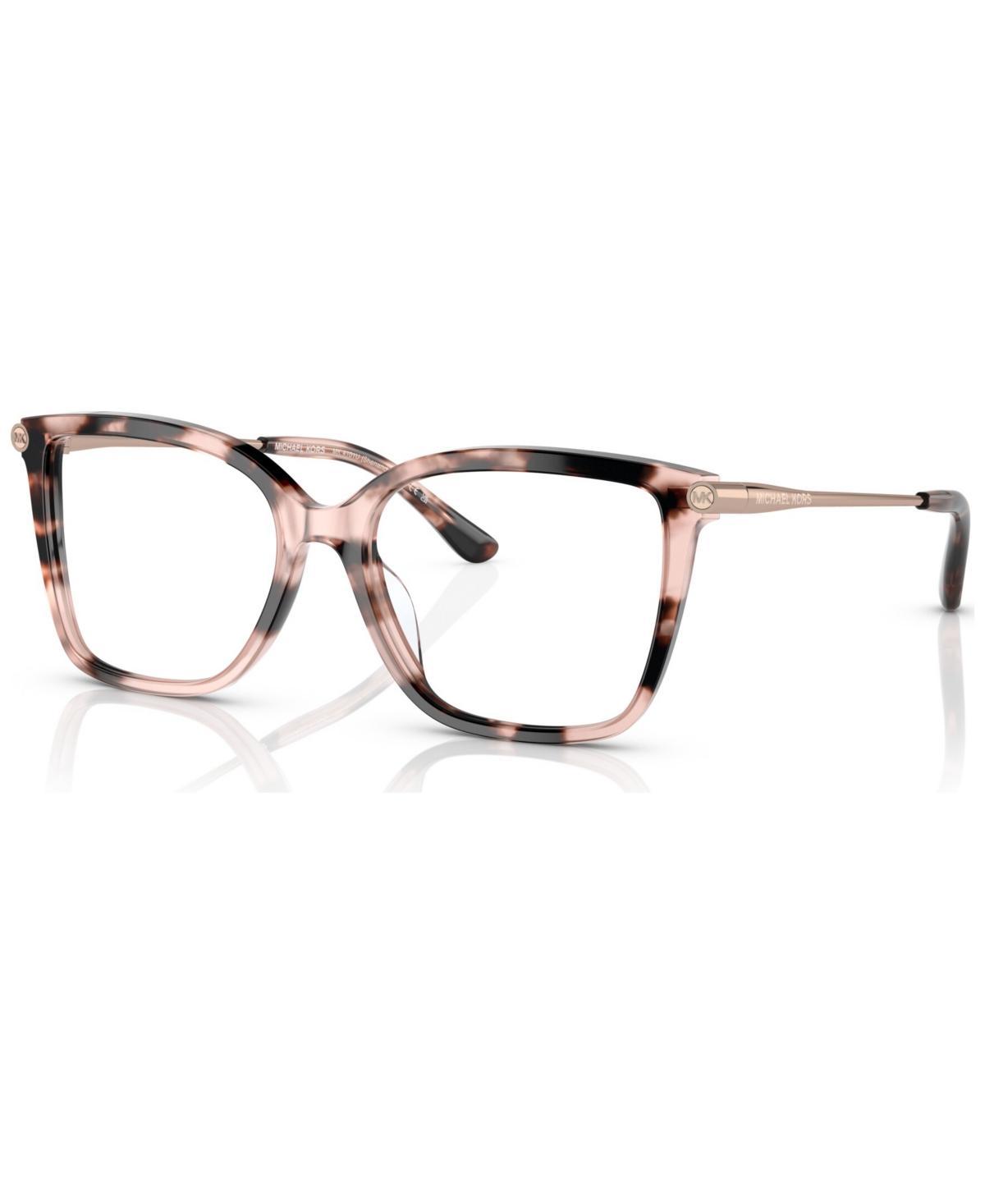 Michael Kors Womens Shenandoah Eyeglasses, MK4101U 53 - Pink Tortoise Product Image