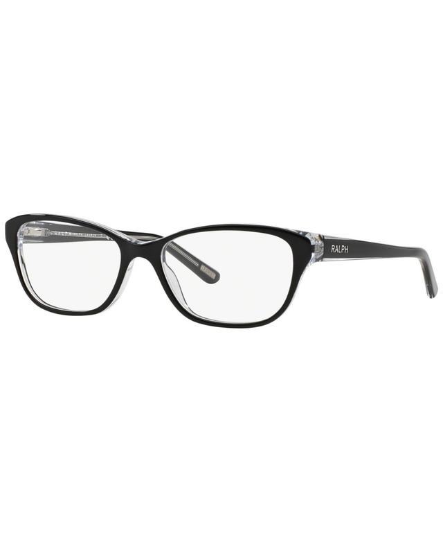 Ralph Lauren RA7020 Womens Cat Eye Eyeglasses - Shiny Blac Product Image