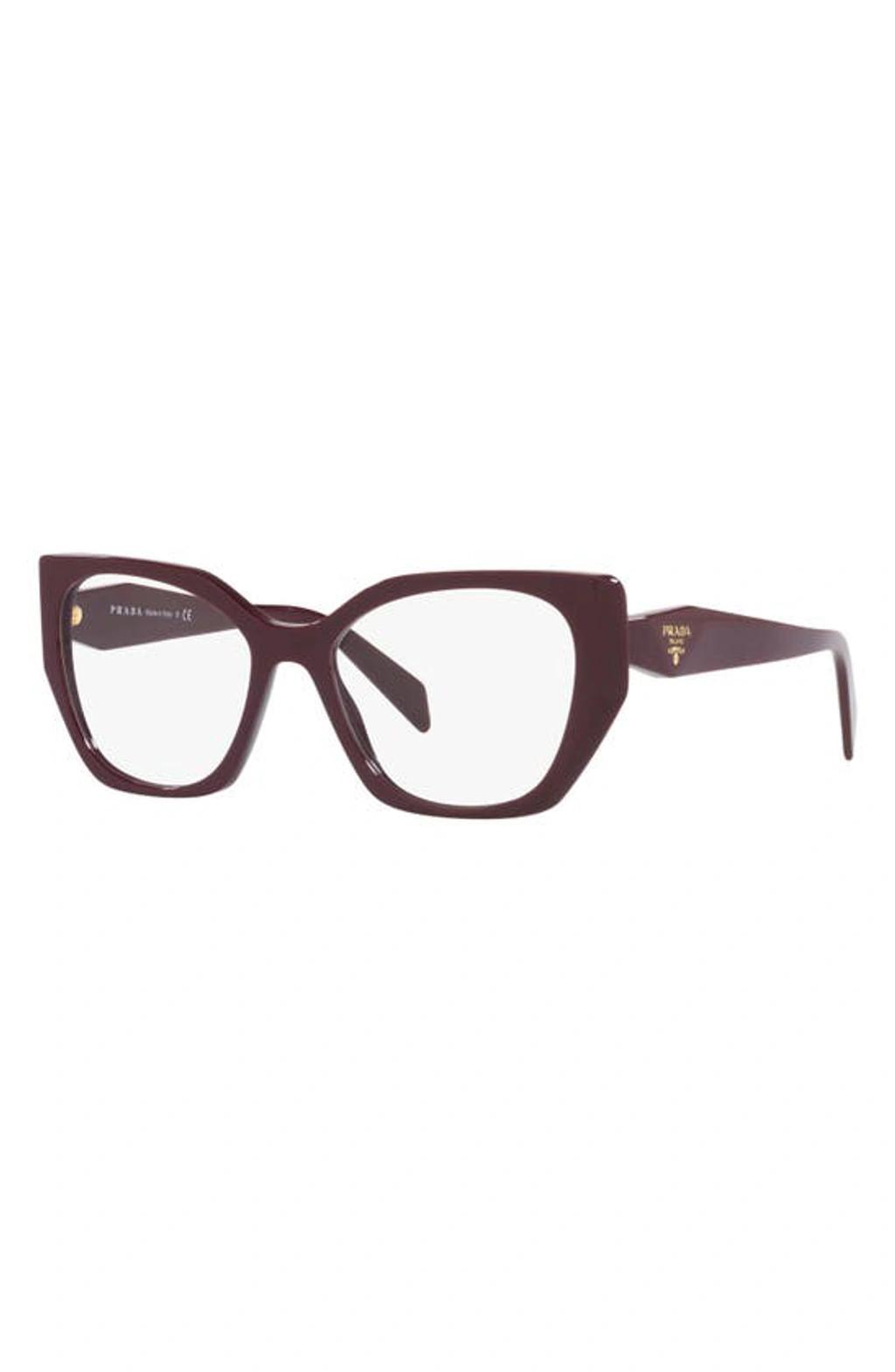 PRADA 52mm Optical Glasses In Brown Product Image