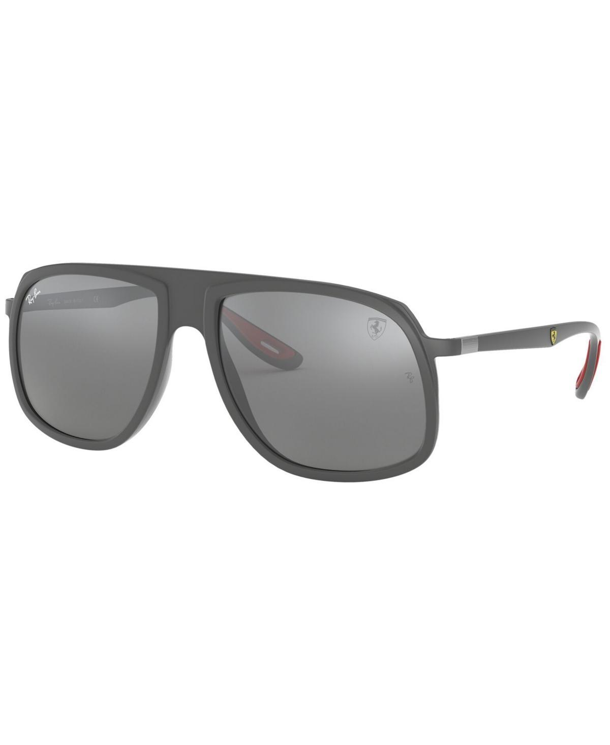 Ray-Ban Mens Sunglasses, RB4308M Scuderia Ferrari Collection 57 - MATTE GREY Product Image