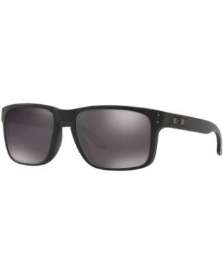 Oakley Mens OO9102 Holbrook 57mm Polarized Square Sunglasses - Matte Black/Prizm Sapphire Iridium Product Image