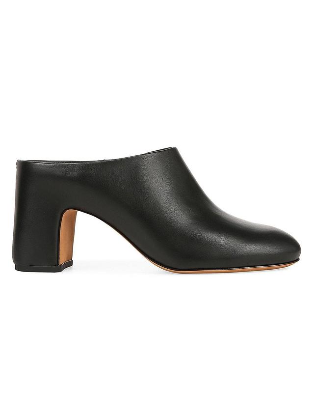 Womens Tala 70MM Leather Mules Product Image