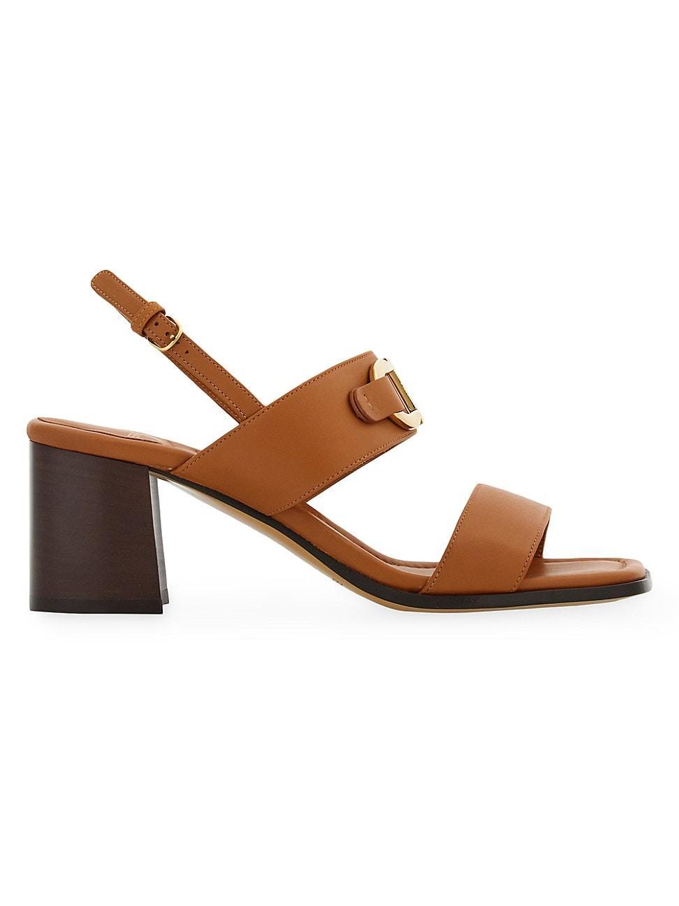 FERRAGAMO Lou Gancio Slingback Sandal Product Image