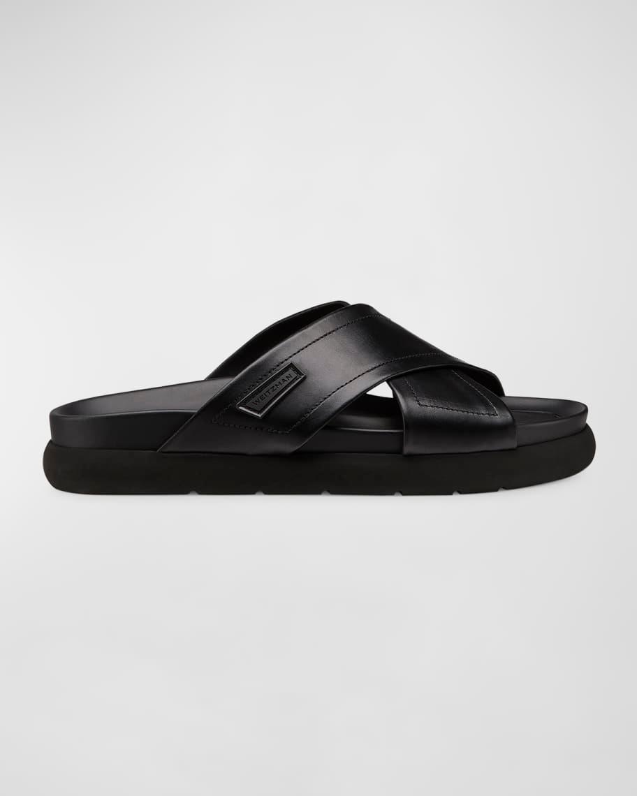 Mens SW Flex Leather Sport Slides Product Image