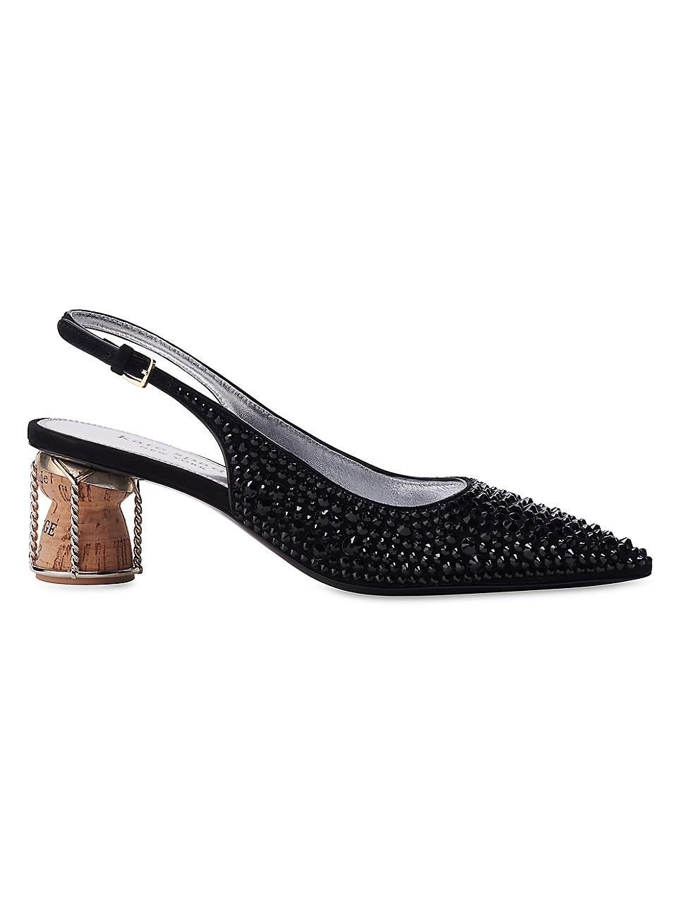 Womens Soiree Crystal Cork Pumps Product Image