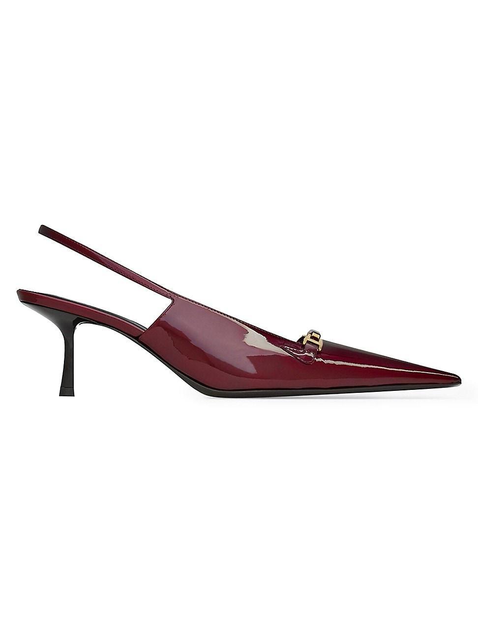 Womens Carine Slingback Pumps in Patent Leather Product Image