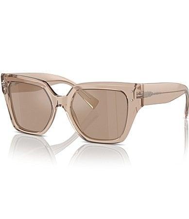 Dolce  Gabbana Womens DG4471 52mm Transparent Square Sunglasses Product Image