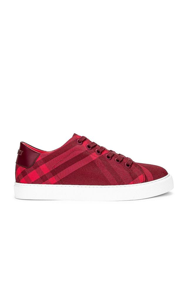 burberry Albridge Check Low Top Sneaker Product Image