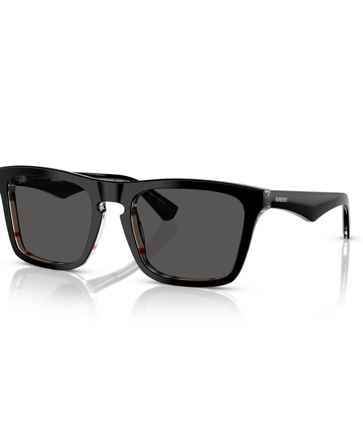 BURBERRY Men's Sunglasses Be4434 In Dark Grey Product Image