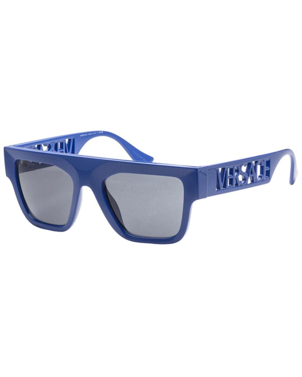 VERSACE Men's Ve4430u 53mm Sunglasses In Blue Product Image