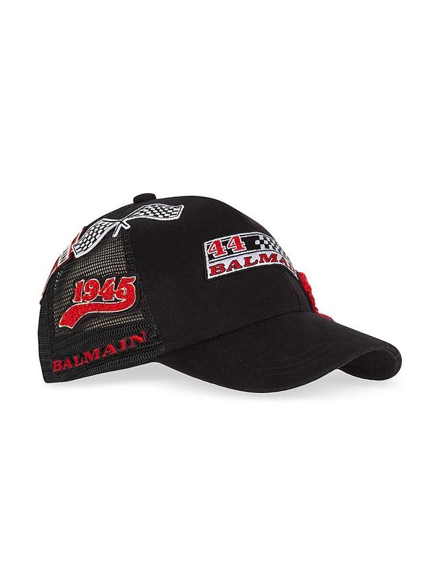 Mens Balmain x Formula 1 Multipatch Cotton Cap Product Image