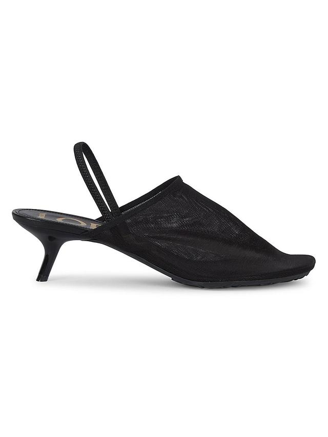 Womens Petal 45MM Mesh Slingback Mules Product Image