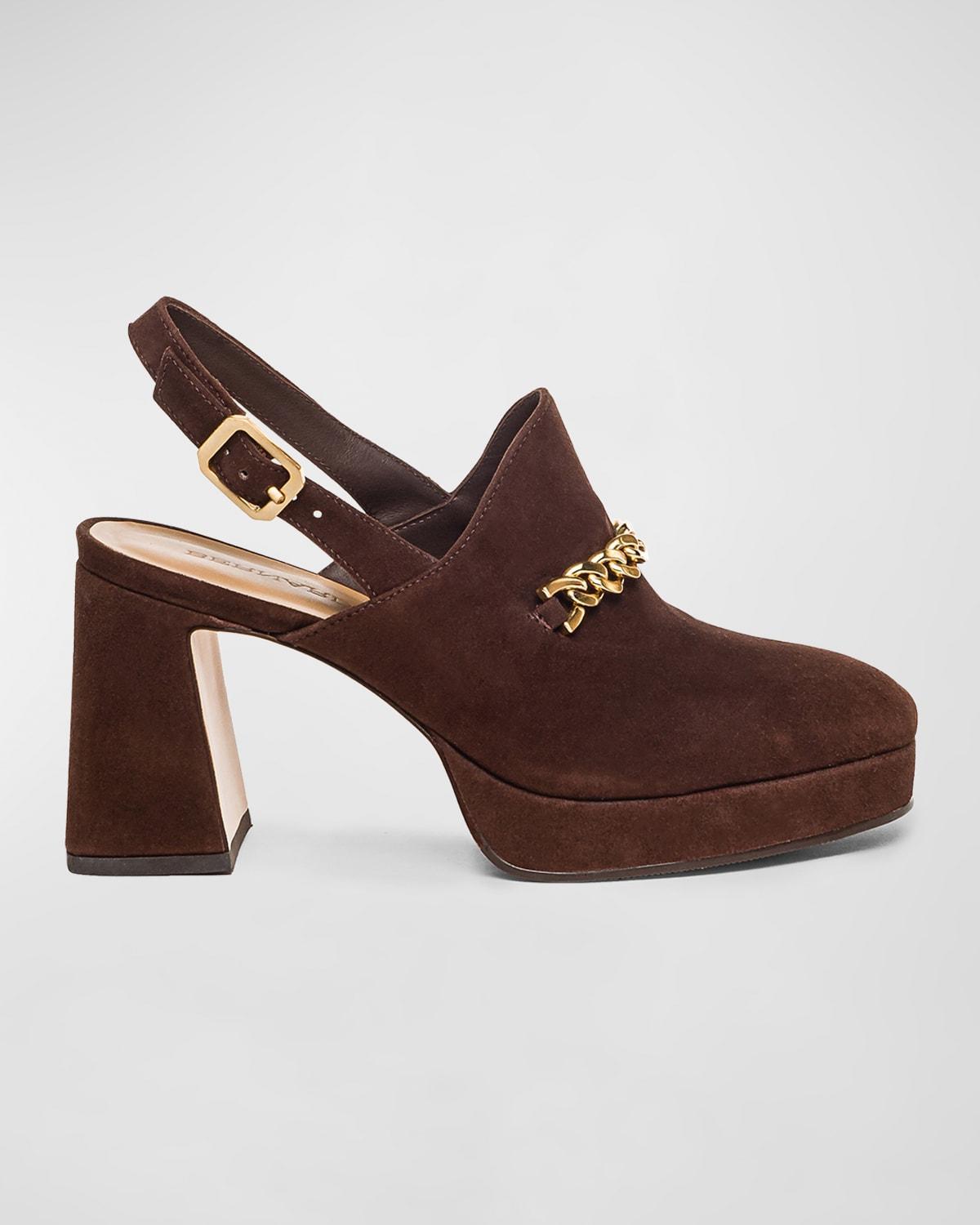 Womens Napa Suede Platform Mules product image