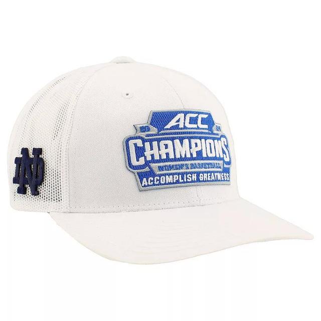 Unisex Zephyr Notre Dame Fighting Irish 2024 ACC Womens Basketball Conference Tournament Champions Locker Room Adjustable Trucker Hat Product Image