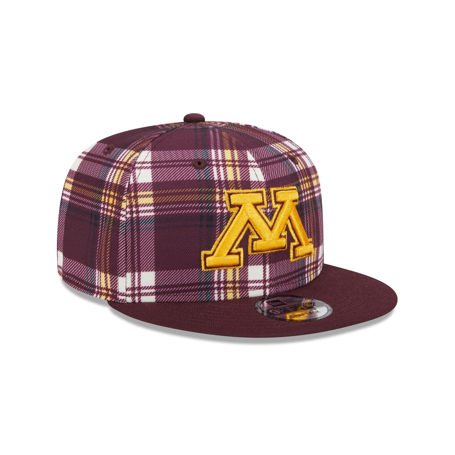 Minnesota Gophers Plaid 9FIFTY Snapback Hat Male Product Image