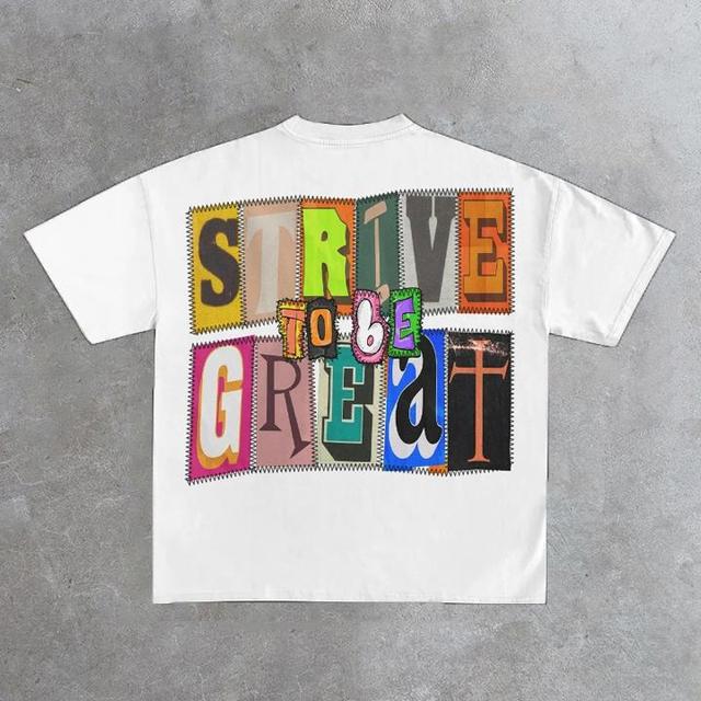 Sopula Strive To Be Great Art Graphic Cotton T-Shirt Product Image