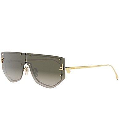 FENDI Womens FENDI First 99mm Rectangle Shield Sunglasses Product Image