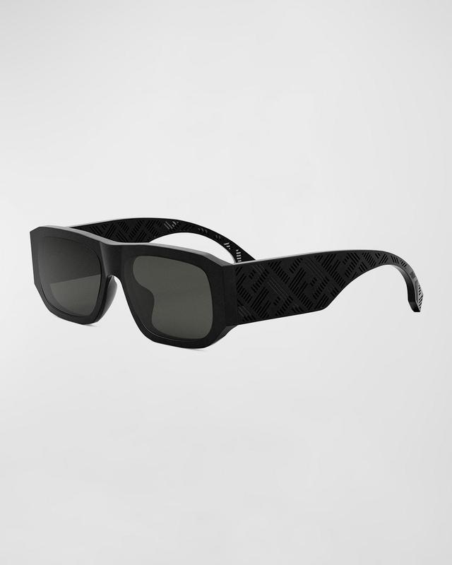 Mens Fendi Shadow Rectangle Sunglasses Product Image