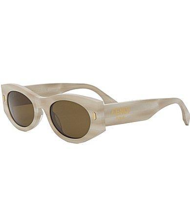 FENDI Womens Fendi Roma 52mm Oval Sunglasses Product Image