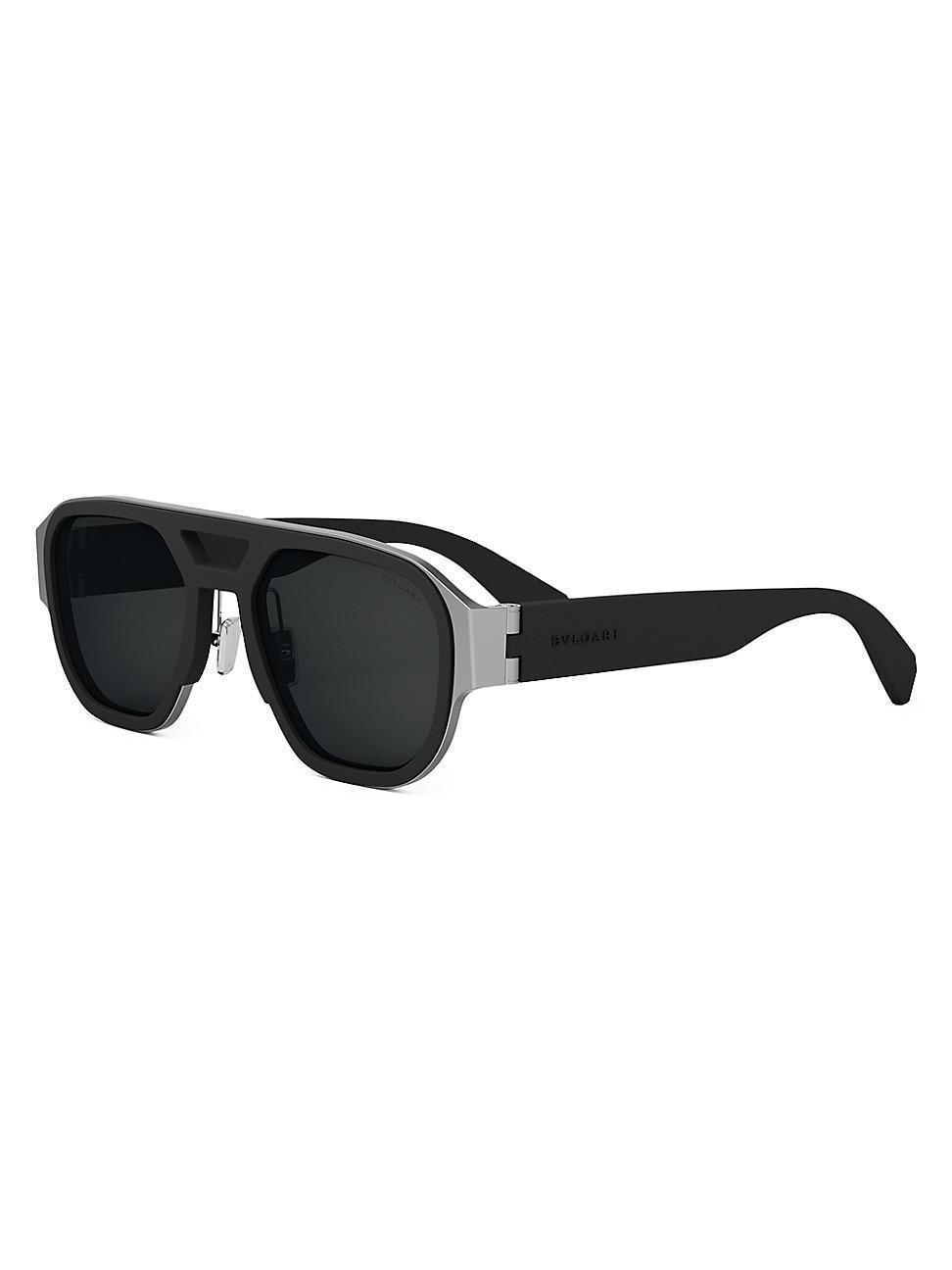 Mens Monochroms Acetate Oval Sunglasses Product Image