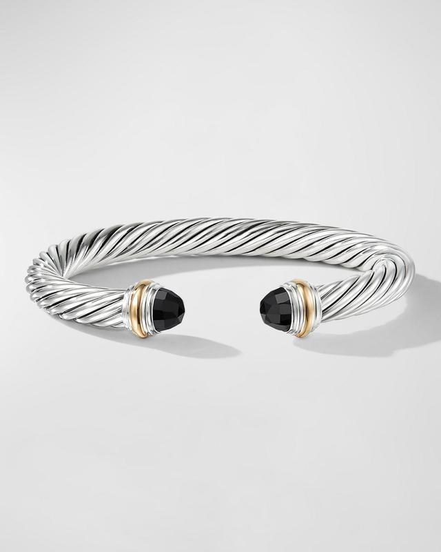 Womens Classic Cable Bracelet In Sterling Silver Product Image