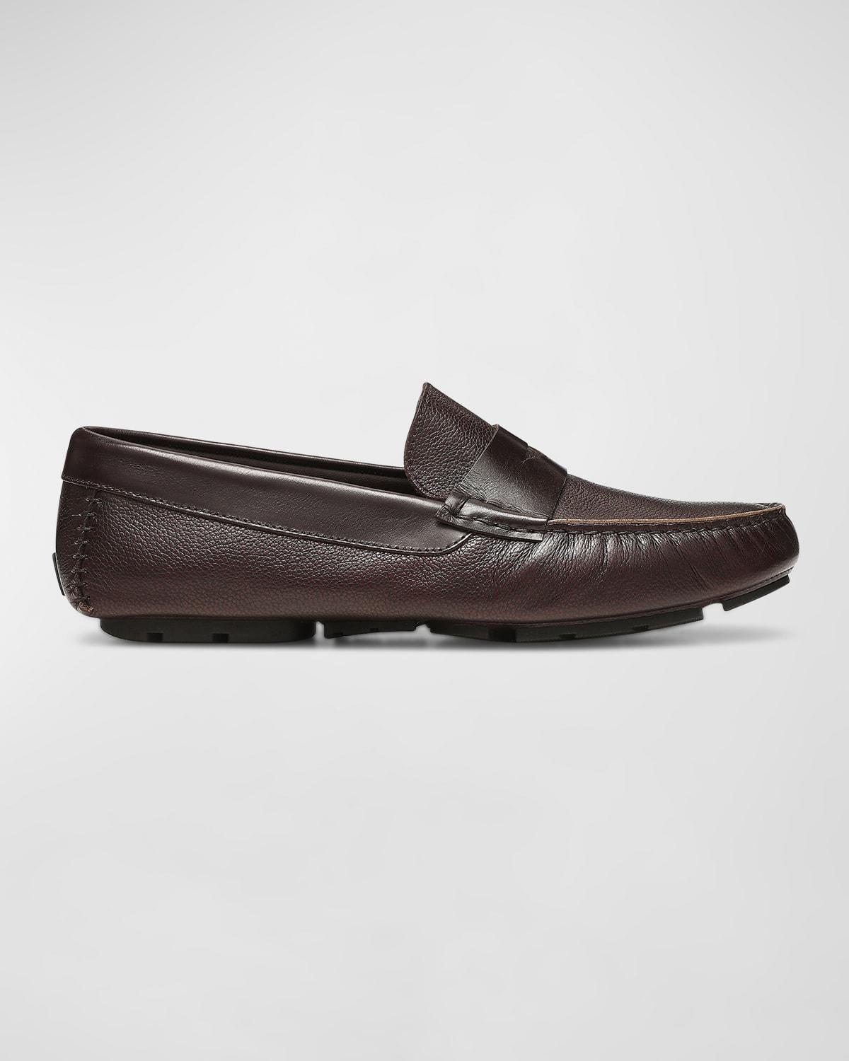 Mens Calfskin Driver Penny Loafers Product Image