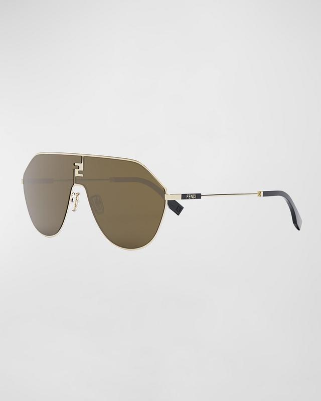 Mens FF Match Metal Shield Sunglasses Product Image