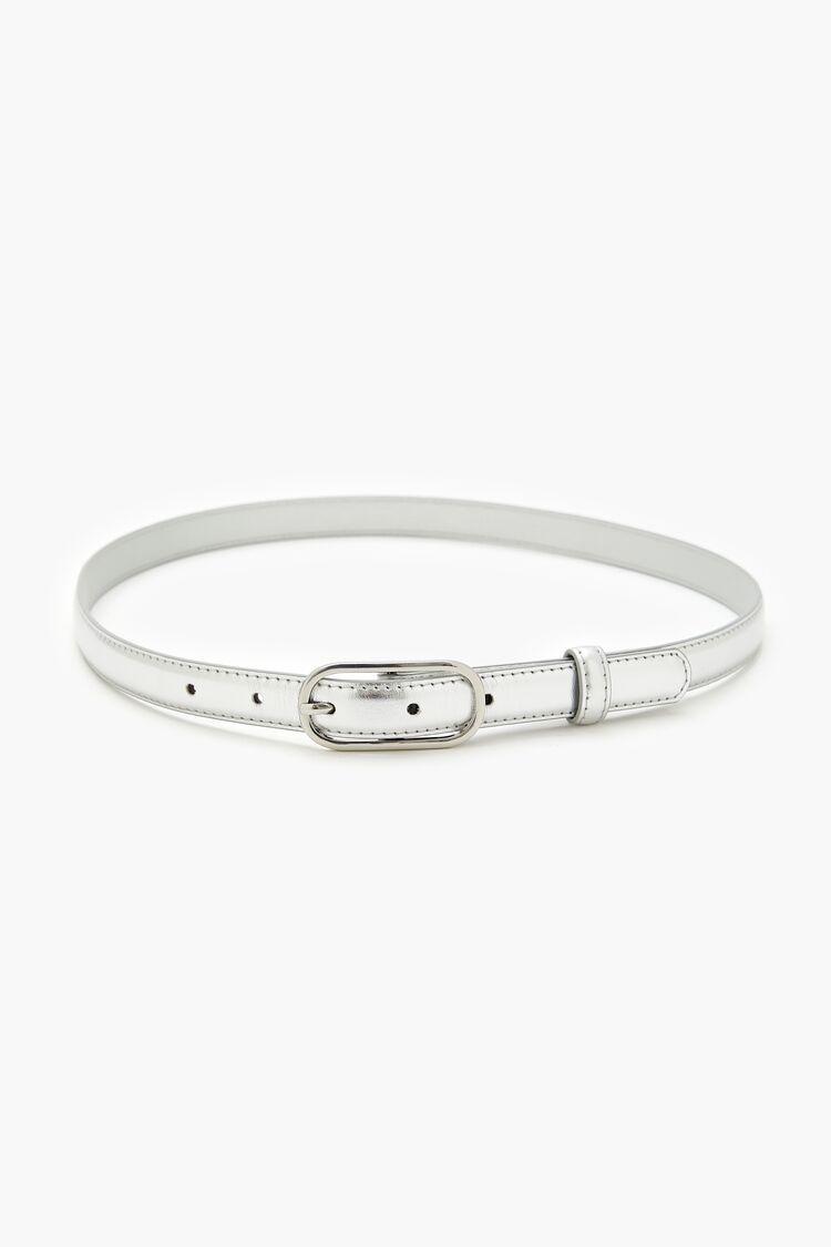 Metallic Faux Leather Belt | Forever 21 Product Image