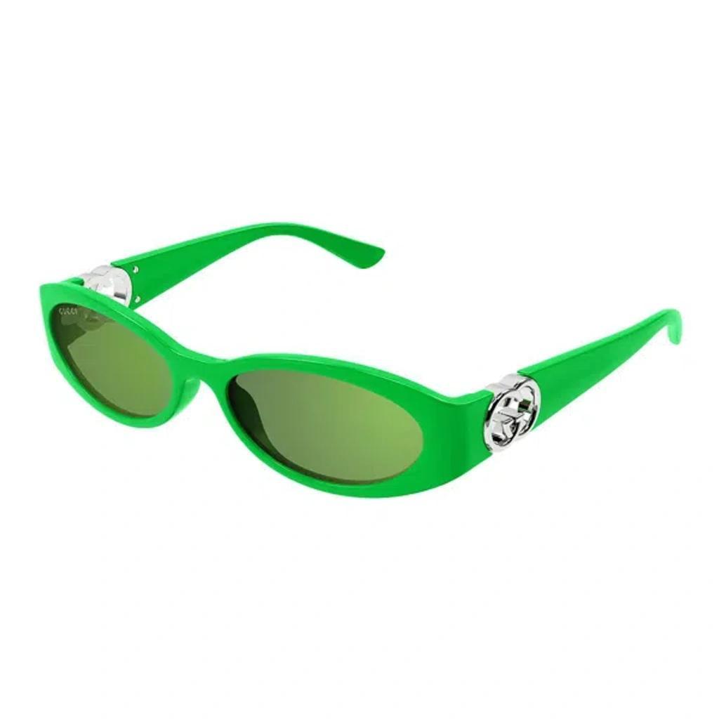 Eyewear Sunglasses In Green Product Image