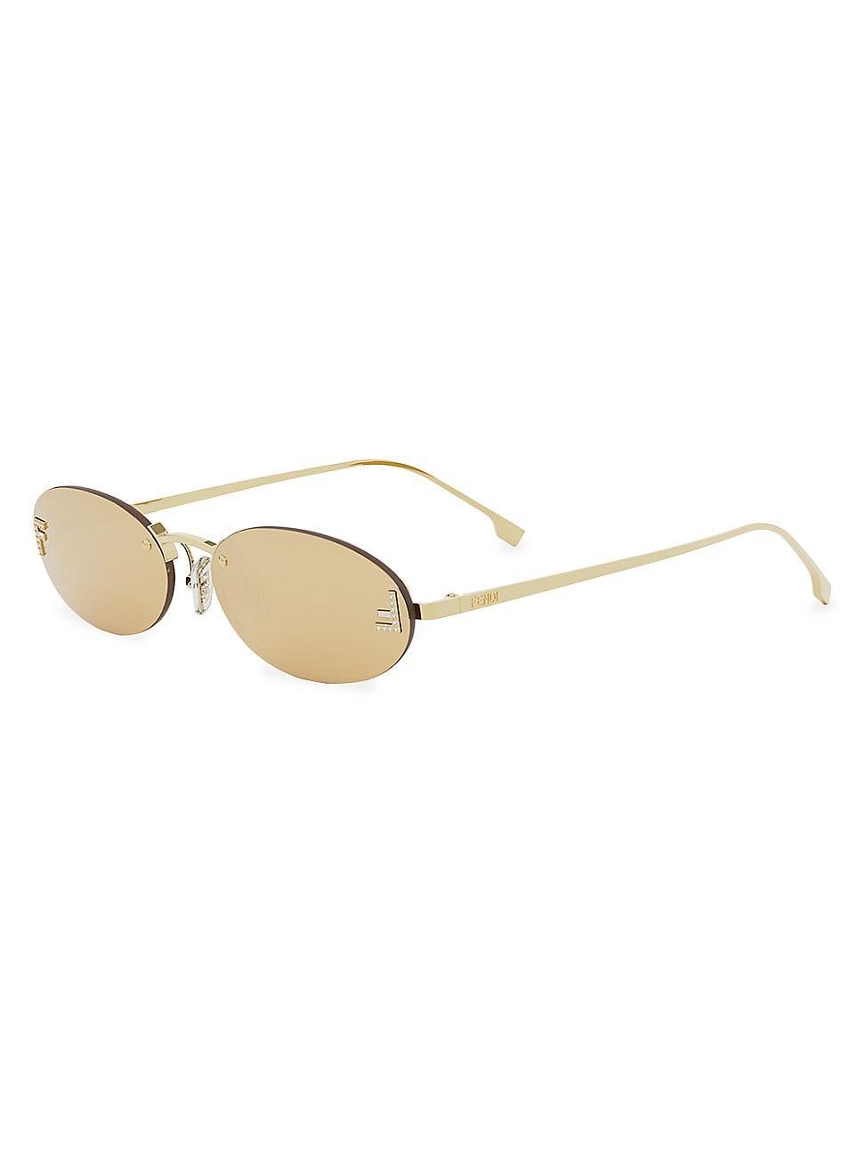 Womens Fendi First 54MM Oval Sunglasses Product Image