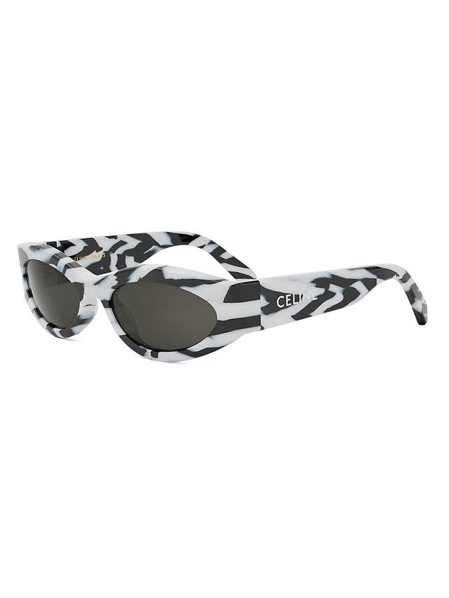 Mens Monochroms 56MM Oval Sunglasses Product Image