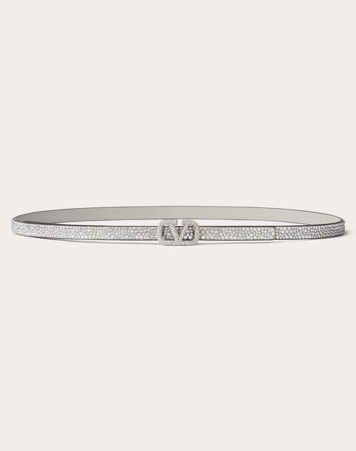 VLOGO SIGNATURE BELT WITH CRYSTALS 10 MM Product Image