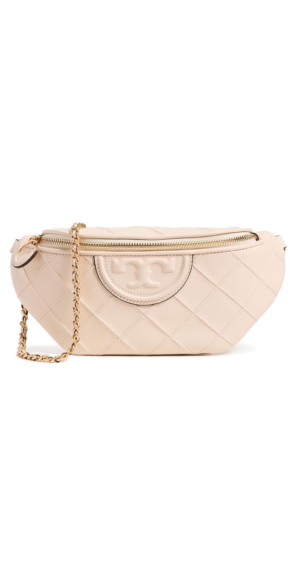 TORY BURCH Fleming Soft Convertible Belt Bag New Cream Product Image