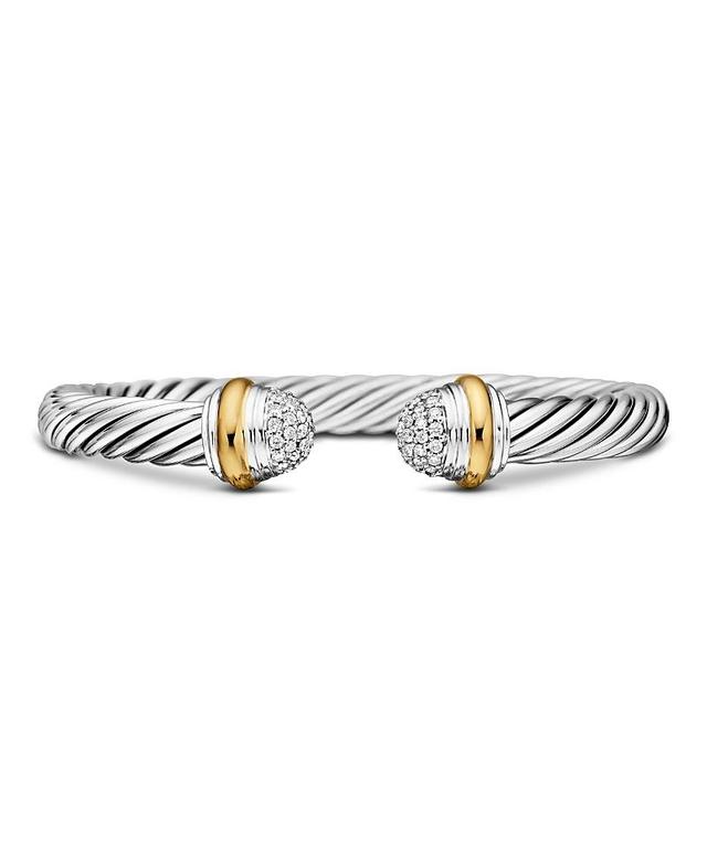 David Yurman Cable Classics Bracelet with Diamonds and Gold Product Image