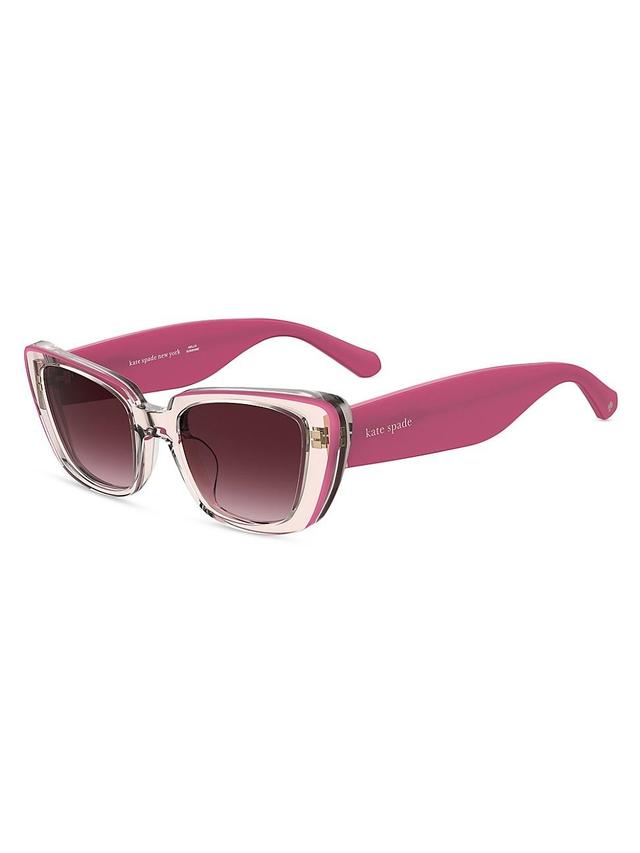 Womens Fabia 51MM Rectangular Sunglasses Product Image