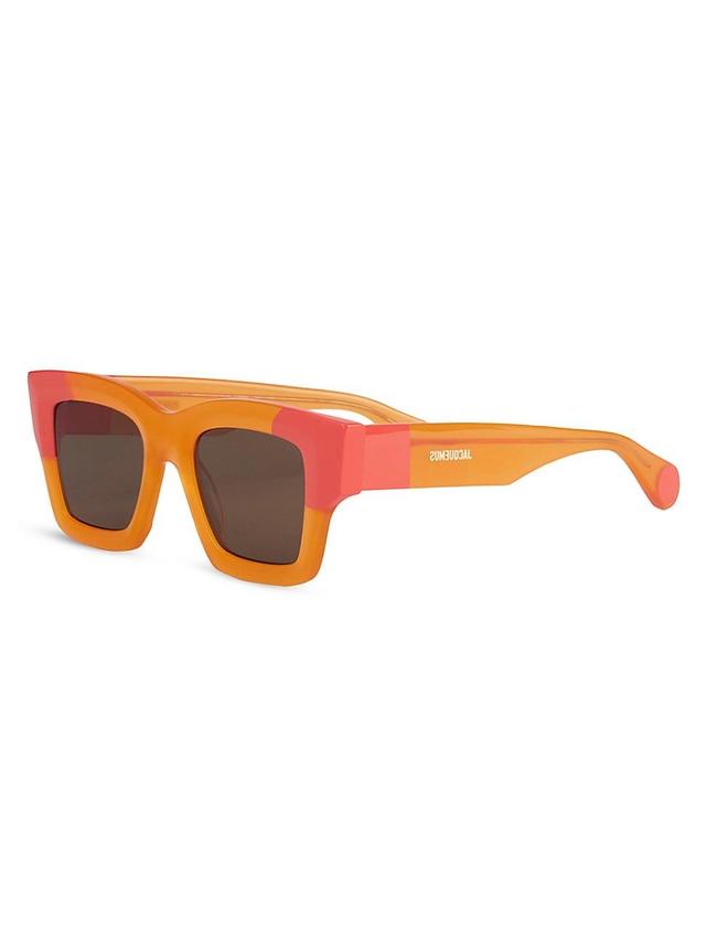 Mens Baci 50MM Square Sunglasses Product Image