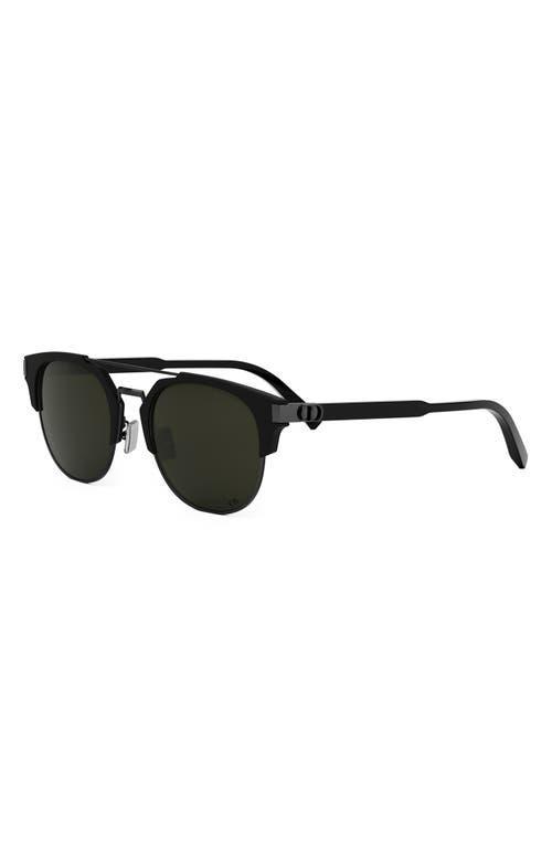 Cd Icon R1u 55mm Round Sunglasses In Metallic Product Image