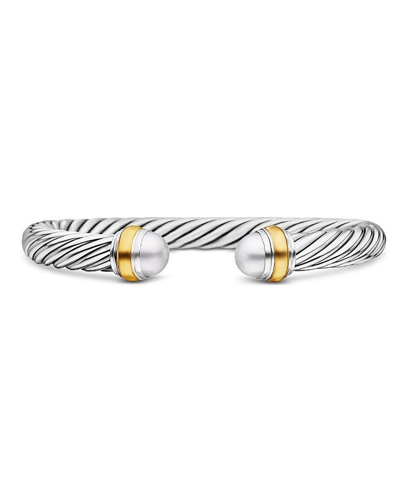 Womens Classic Cable Bracelet In Sterling Silver Product Image