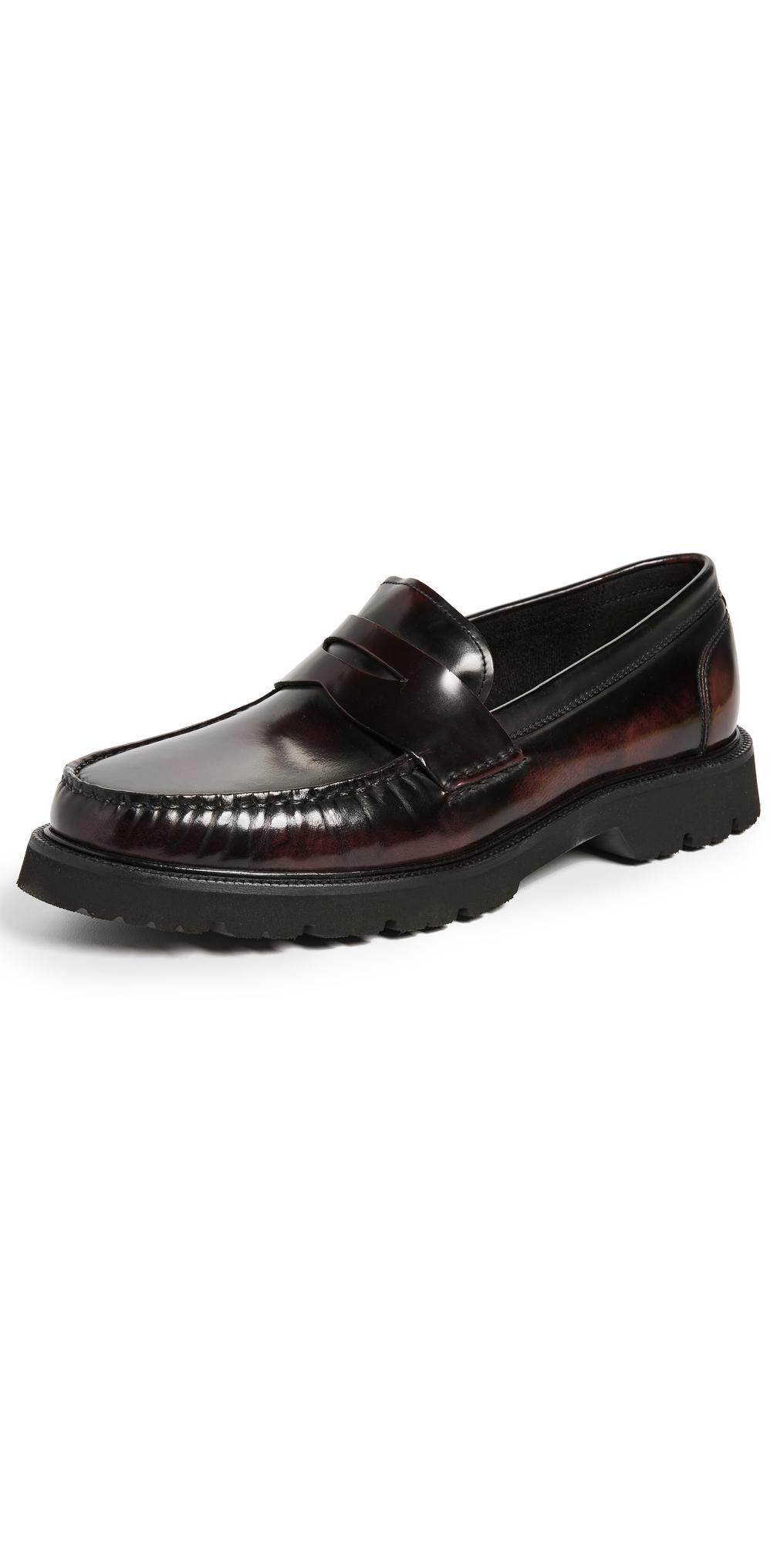 Cole Haan American Classics Penny Loafers Deep Burgundy/Black 8.5 Product Image