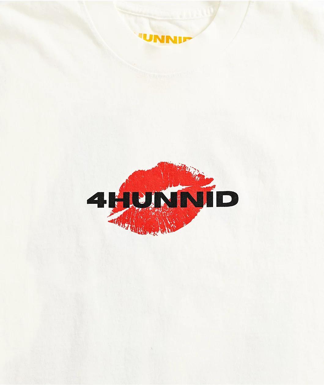 4Hunnid Hotline White Tank Top Product Image